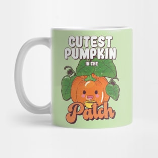 Cutest pumpkin in the patch kawaii pumpkin Mug